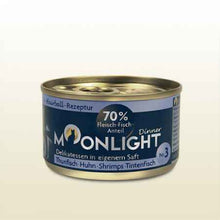 Įkelti vaizdą į galerijos rodinį, Moonlight Dinner No.3 Tuna, Chicken, Shrimp and Squid konservas katėms
