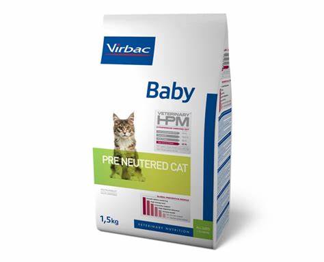 VIRBAC Baby Cat Pre-Neutered sausas kačiukų maistas iki sterilizacijos/kastracijos