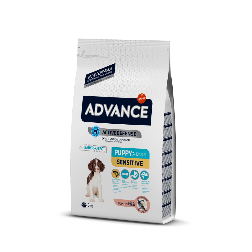 Advance Puppy Sensitive sausas šunų maistas