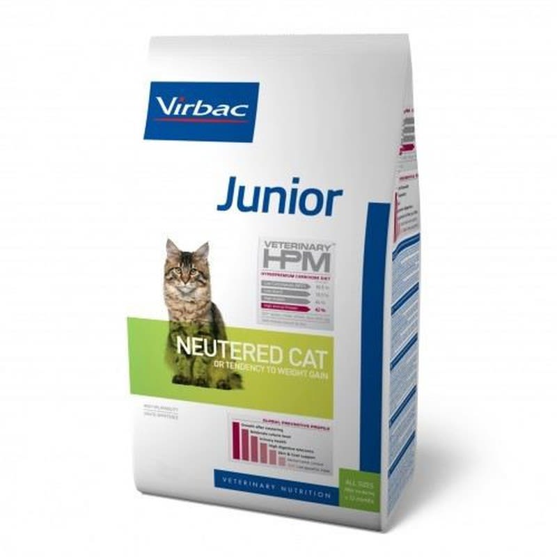 VIRBAC Junior Neutered sausas kačių maistas jaunoms sterilizuotoms katėms