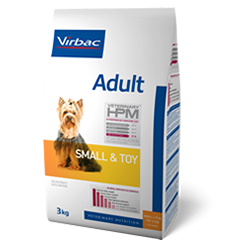 VIRBAC HPM Adult Small&Toy Dog sausas šunų maistas mažų veislių suaugusiems šunims