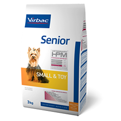 VIRBAC HPM Senior Small&Toy sausas šunų maistas mažų veislių senjorams